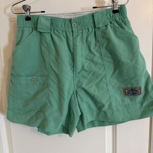 Men's Coastal Waters Fishing Shorts Mint Green Sz 34 Outdoors